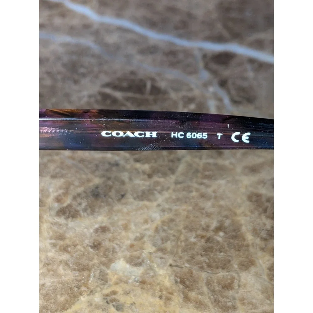 Coach Eyeglasses Sunglasses HC 6065‎ 5288 Confetti Purple 49 [] 17 135 Gold